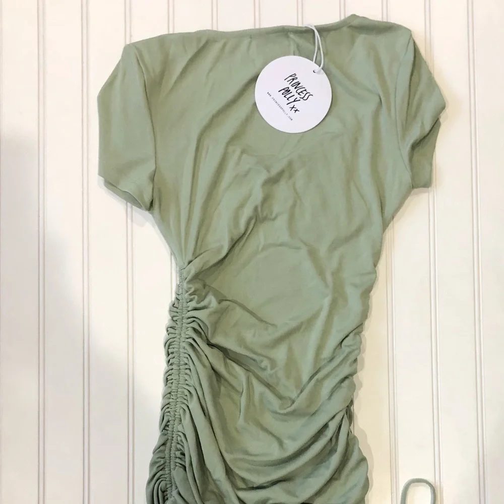 Brand new sage green princess Polly dress - Picture 3 of 3